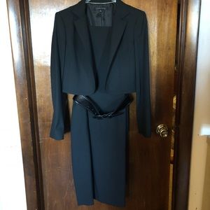 Black jacket dress